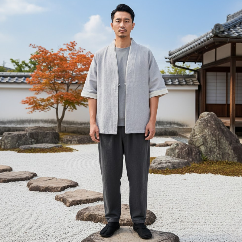 Chemise japonaise homme