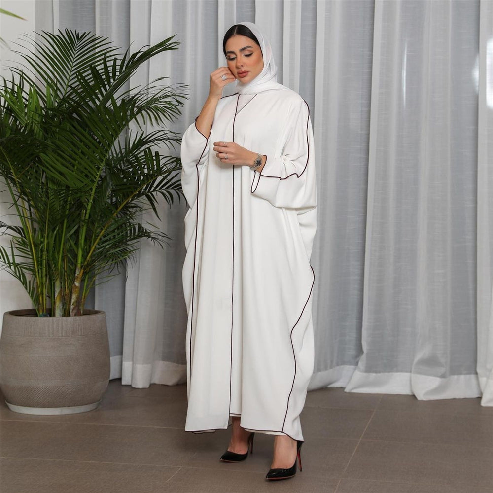 abaya kimono blanc - Taille unique