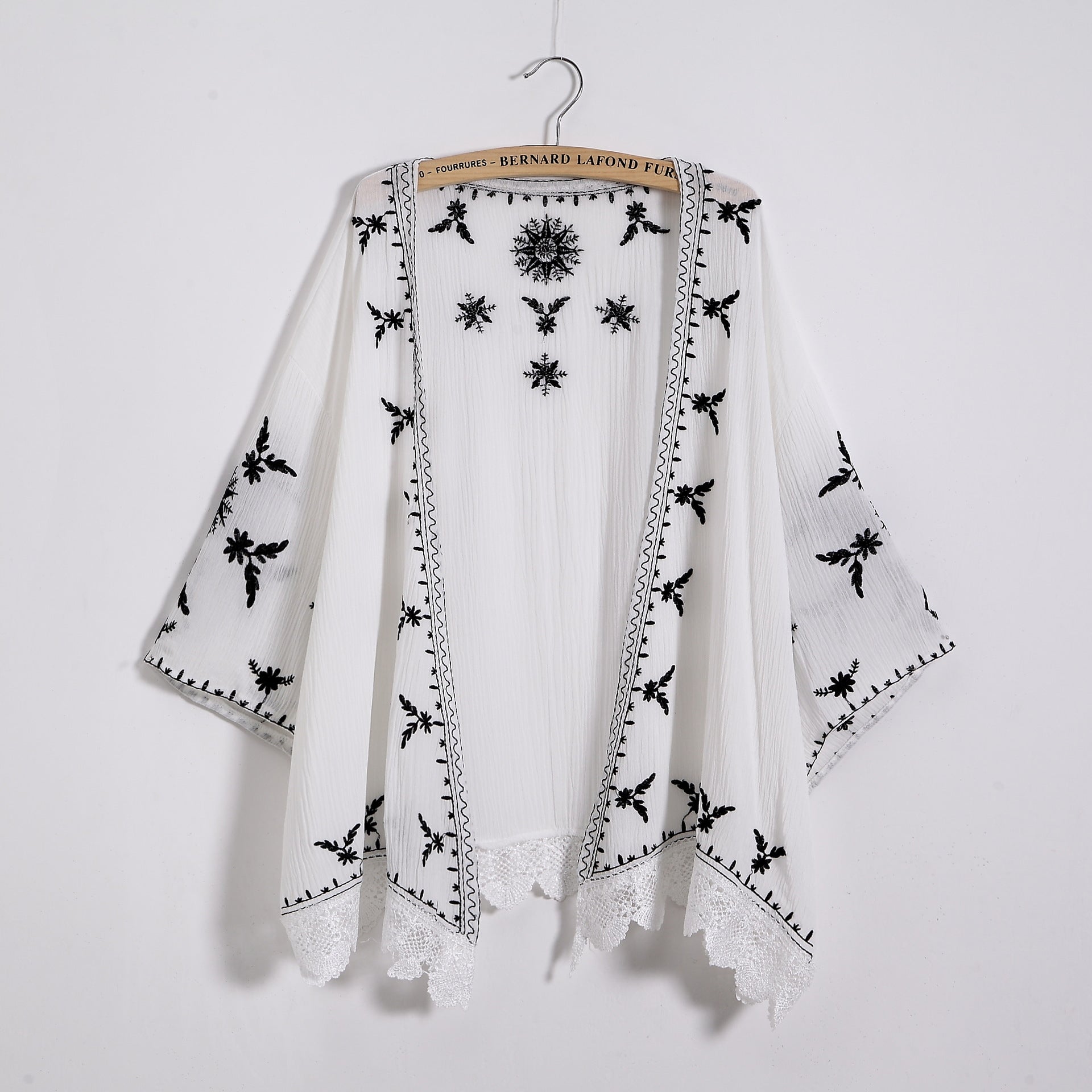 Kimono Dentelle Blanc - Taille unique