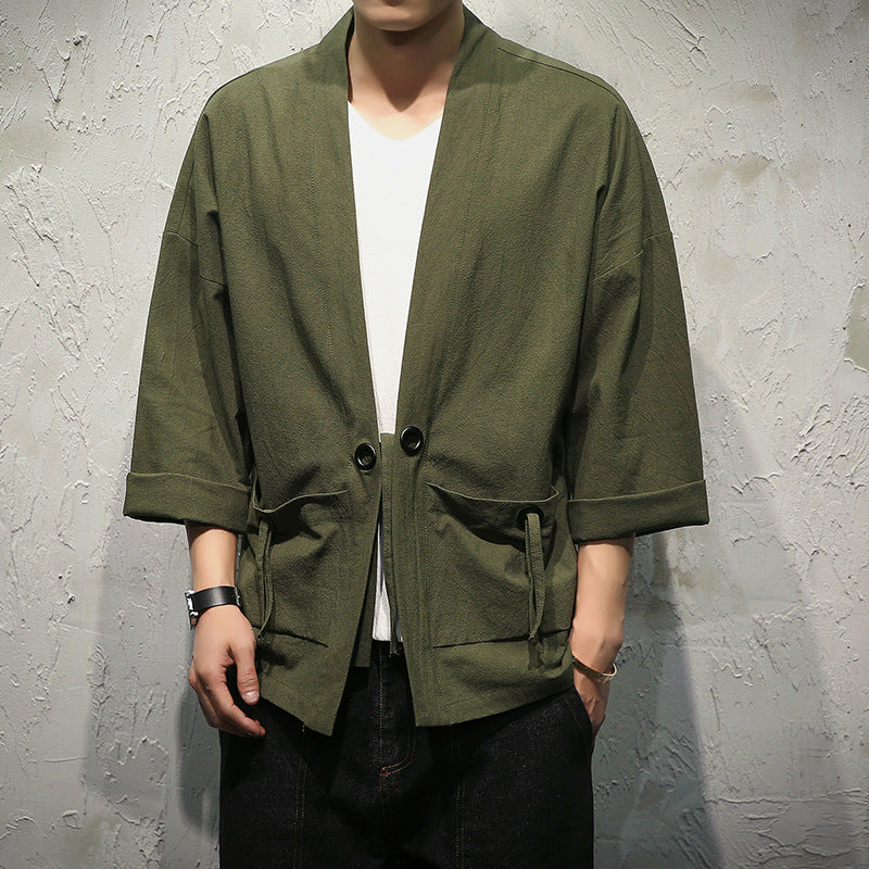 Kimono Vert Homme - M