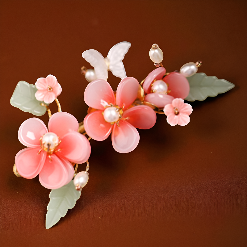 Kanzashi rose