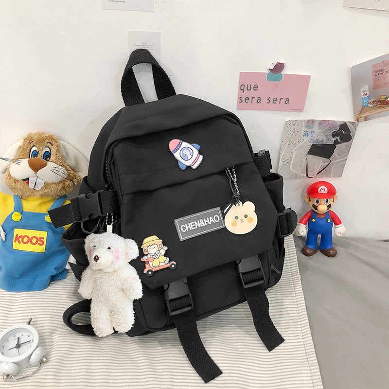 sac écolier japonais - Noir