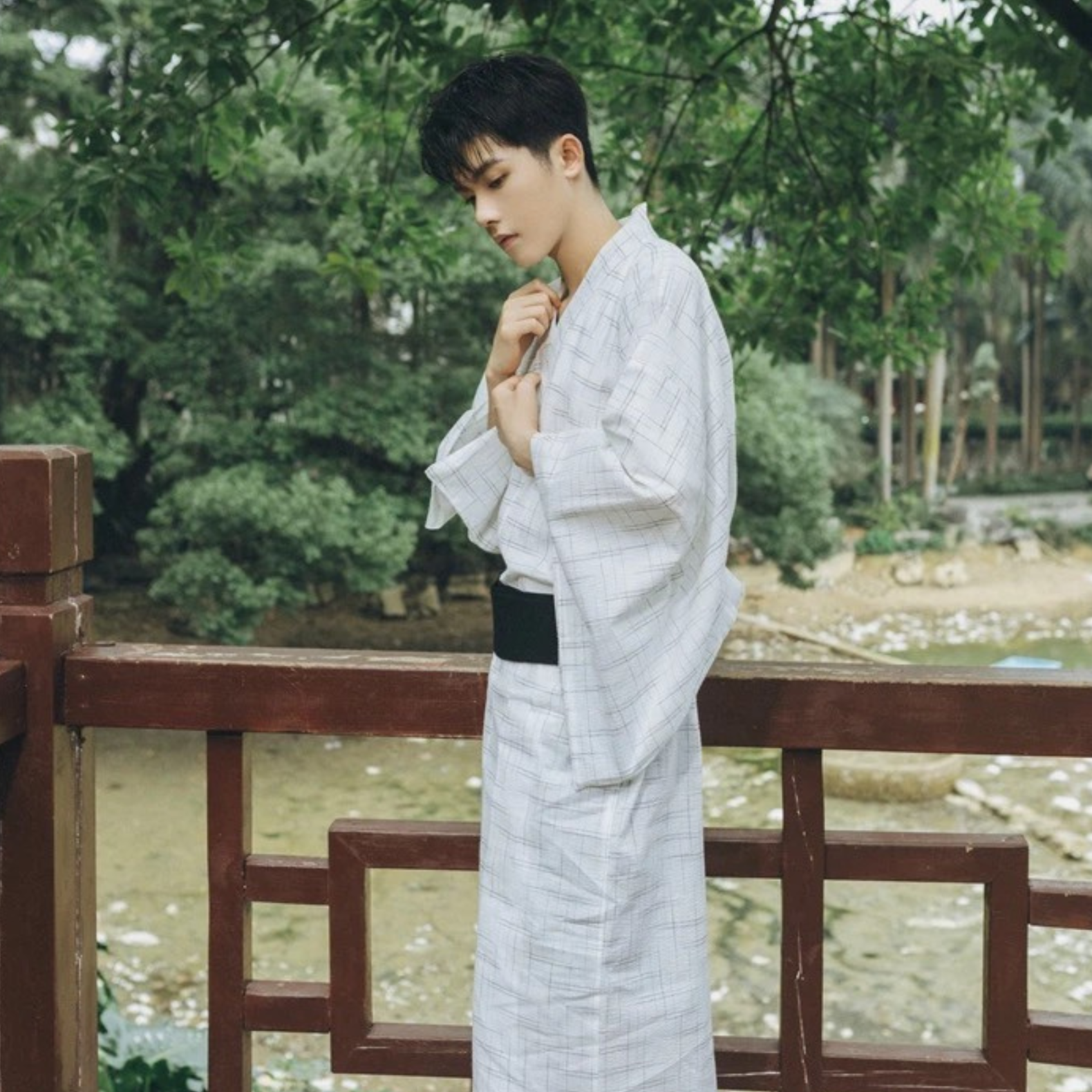 Yukata Blanc - Taille Unique