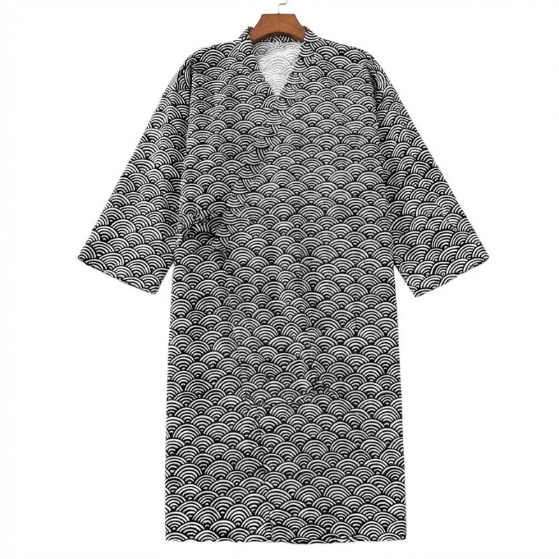 Kimono peignoir homme