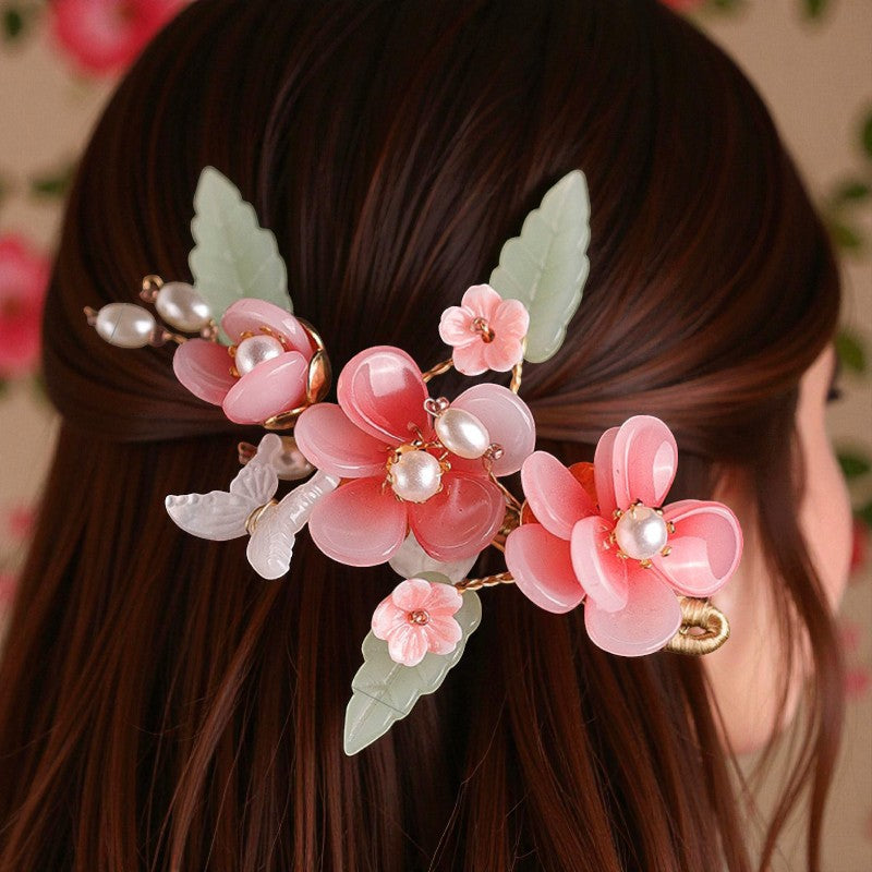 Kanzashi rose