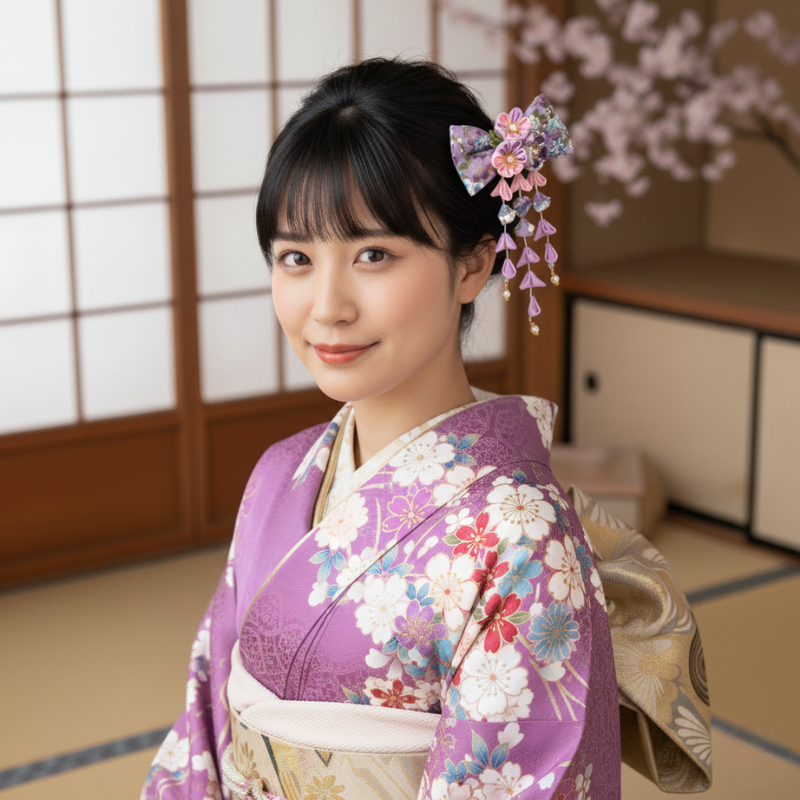 Tsumami kanzashi