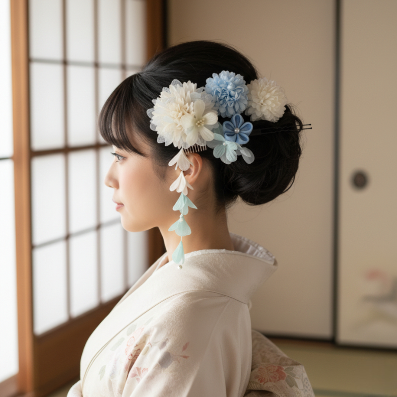 Bouquet kanzashi