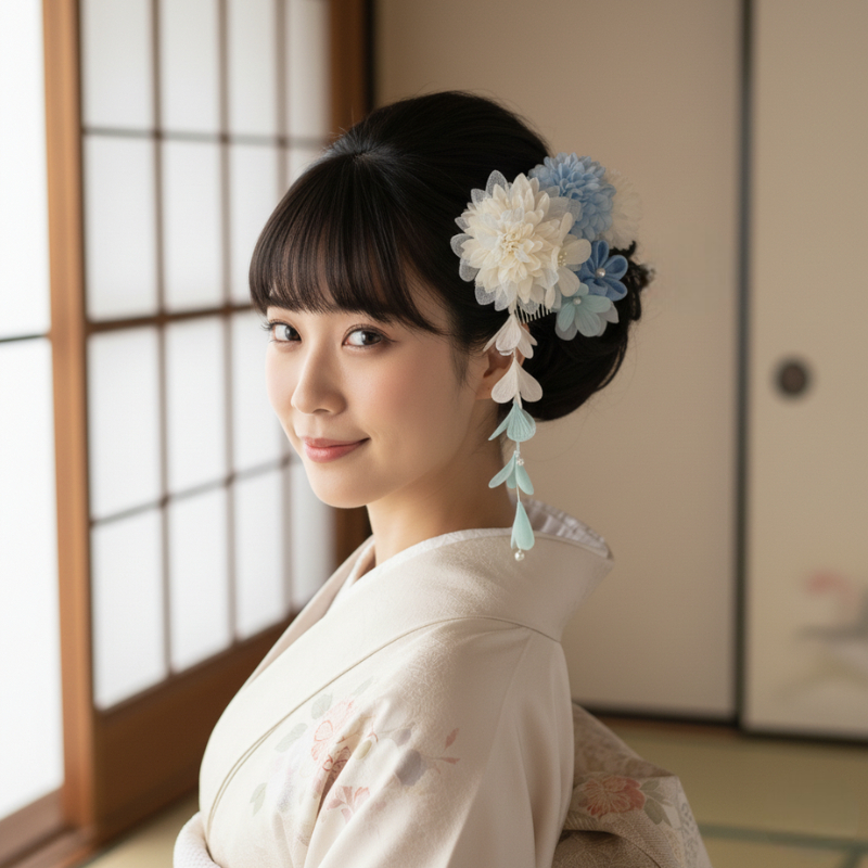 Bouquet kanzashi