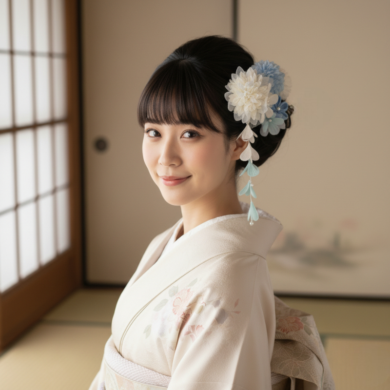 Bouquet kanzashi