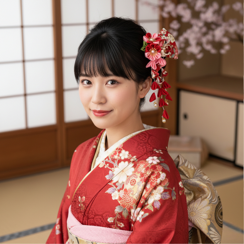 Tsumami kanzashi