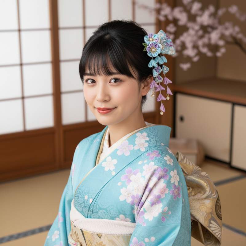 Tsumami kanzashi