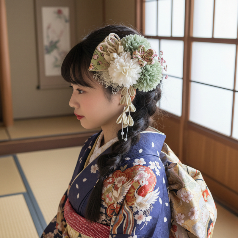 Hana kanzashi