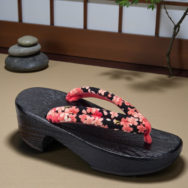 Geta plateforme japonaise femme