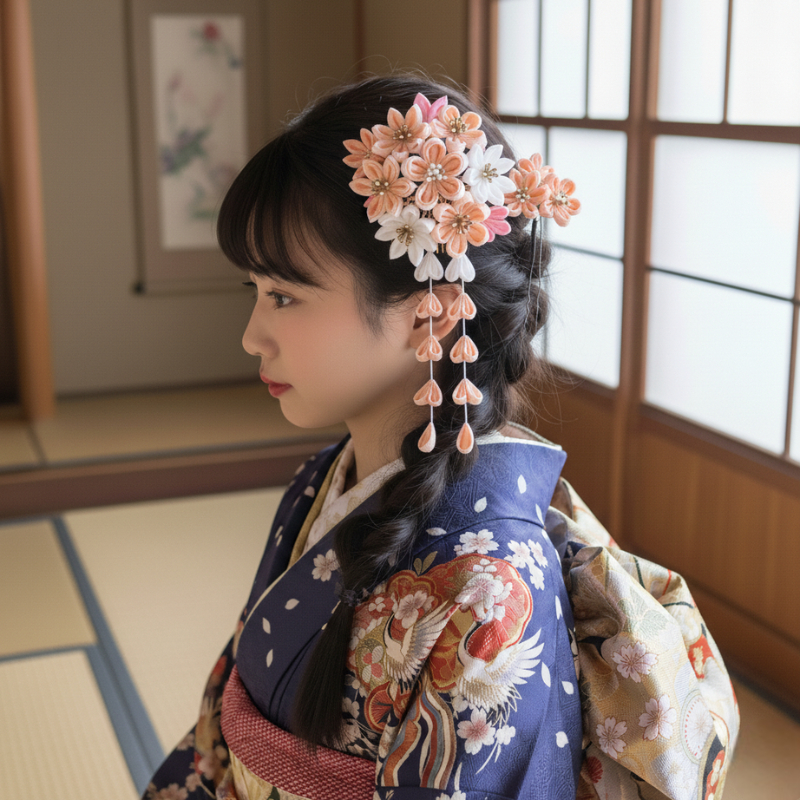 Fleur kanzashi