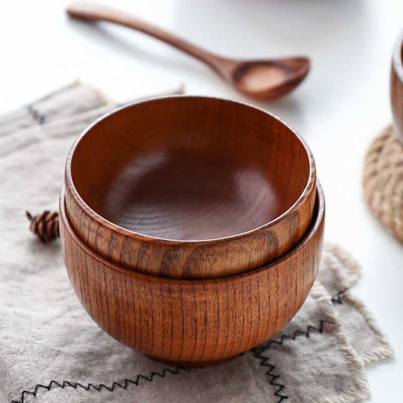 Bol japonais bois laqué
