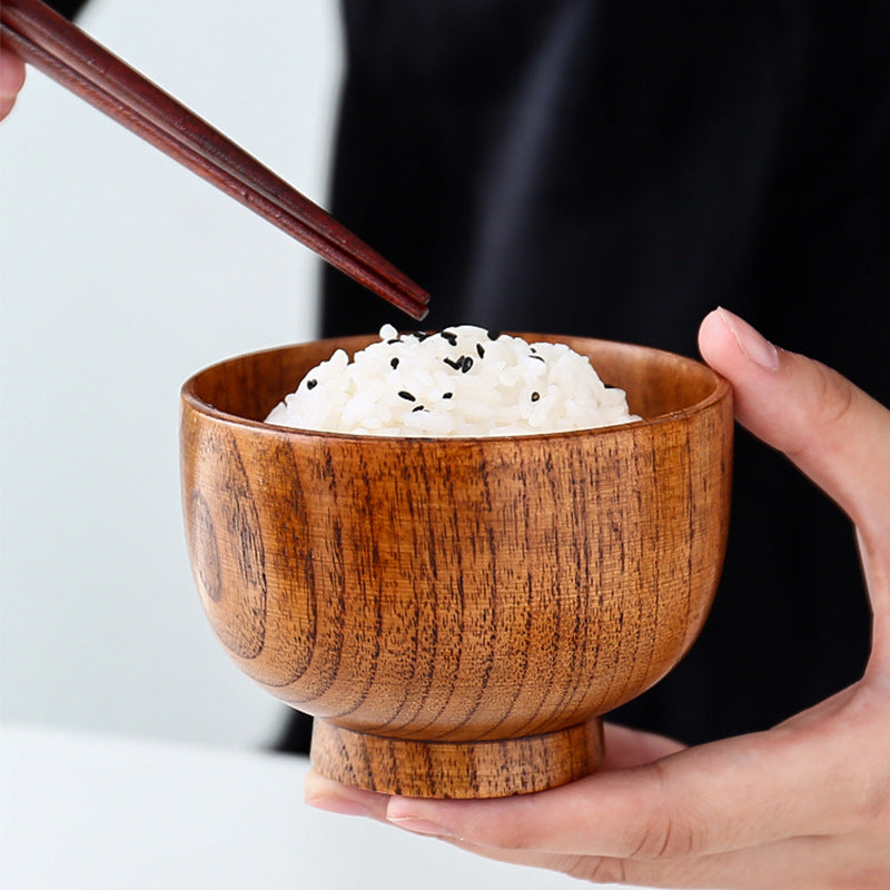 Bol japonais bois laqué