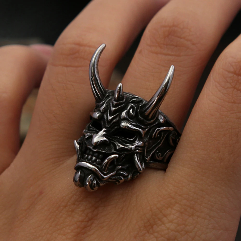 Bague japonaise démon