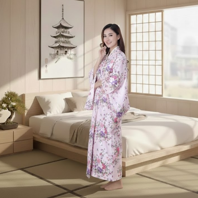 Kimono femme long oriental
