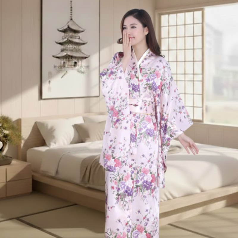 Kimono femme long oriental