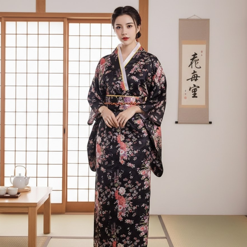 Yukata japonais femme motif