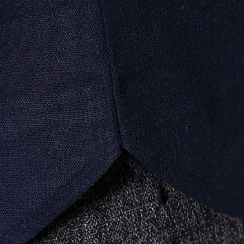 Chemise japonaise bleu marine