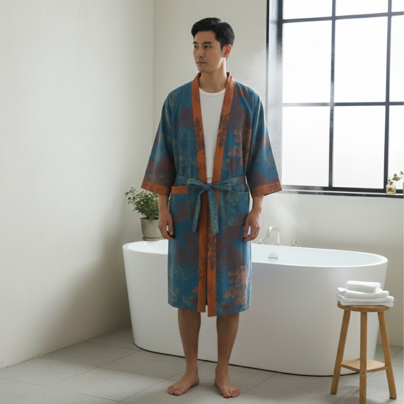 Peignoir kimono homme