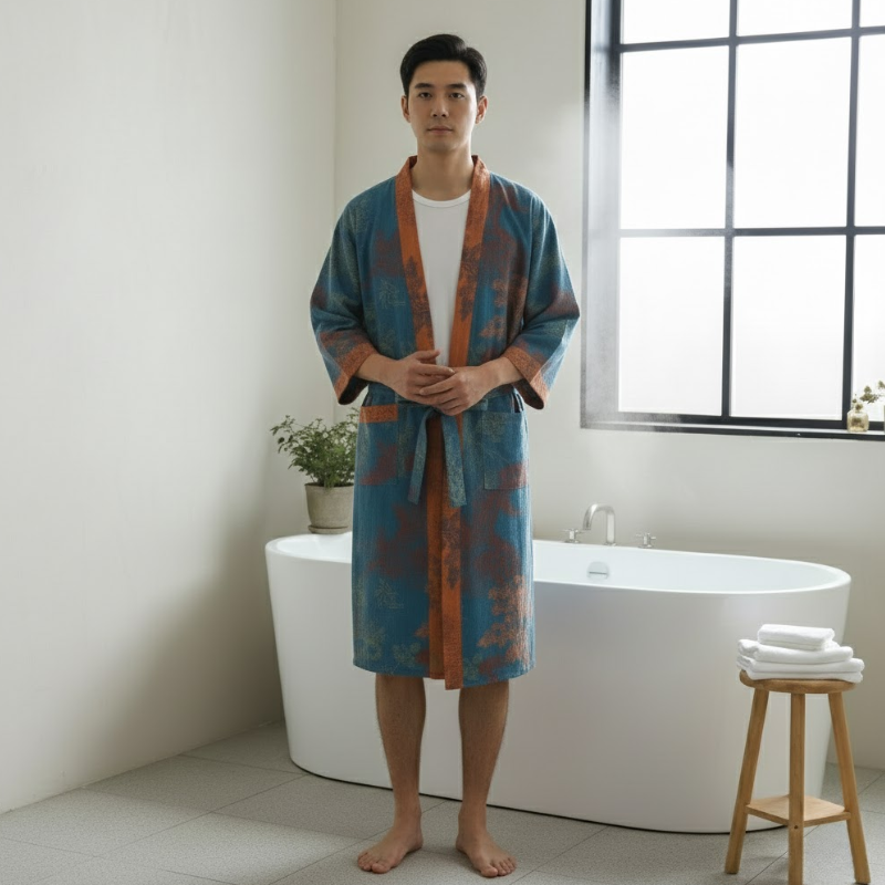Peignoir kimono homme