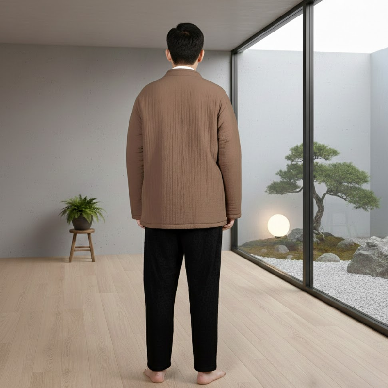 Manteau kimono épais homme