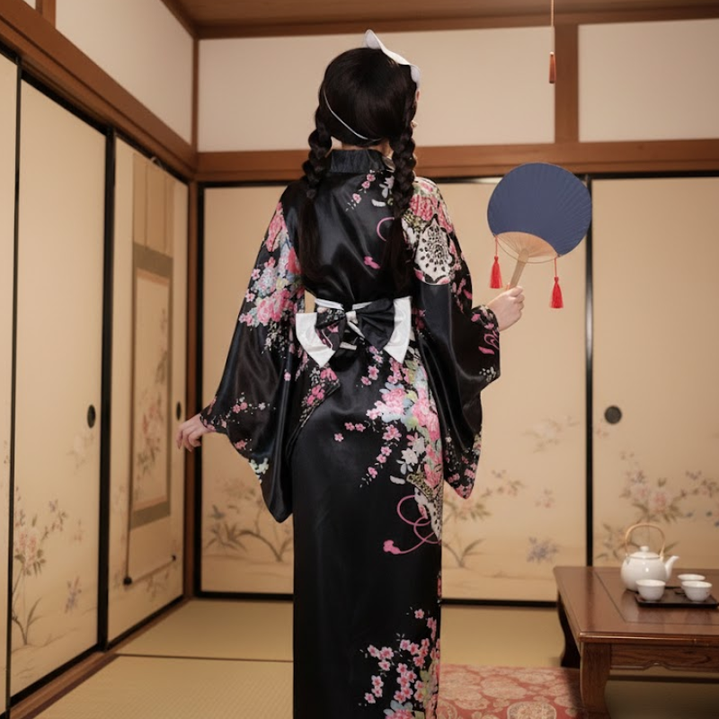 Robe kimono japonaise