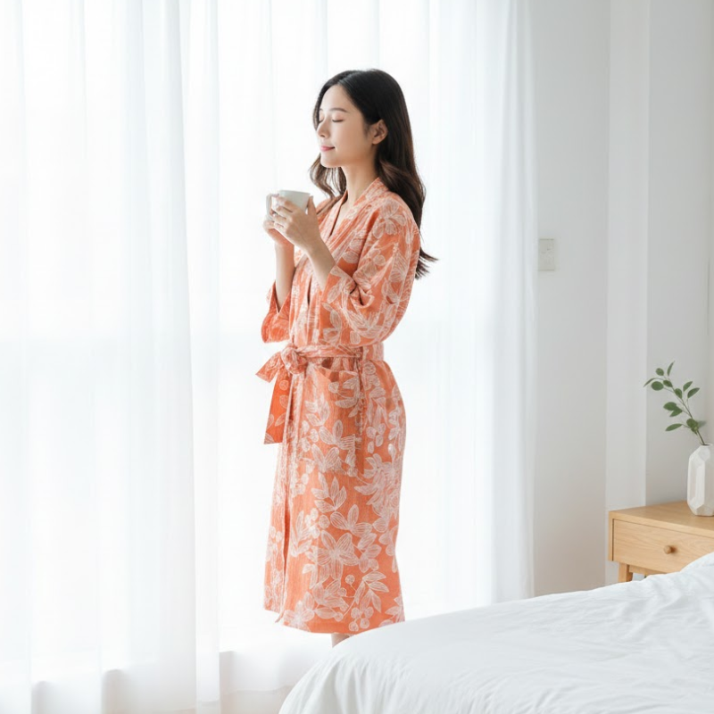 Kimono japonais pyjama femme