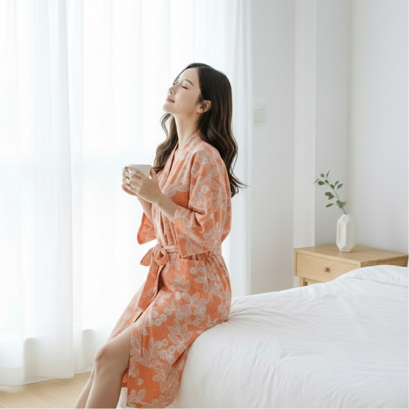 Kimono japonais pyjama femme