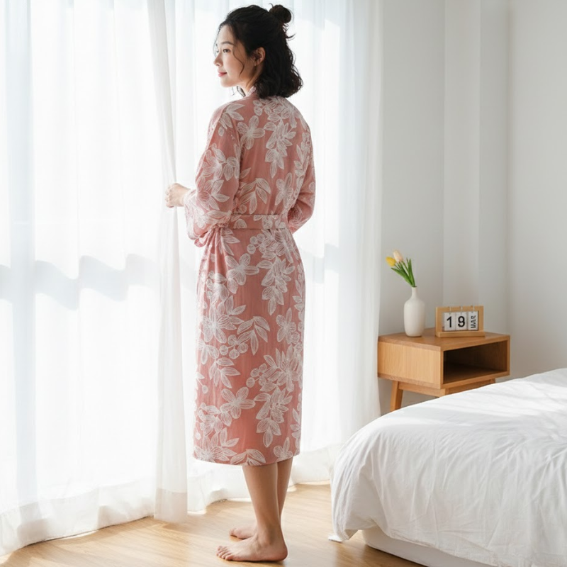 Kimono japonais pyjama femme