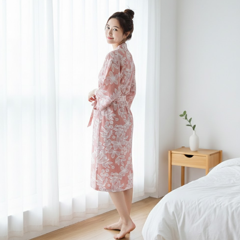 Kimono japonais pyjama femme