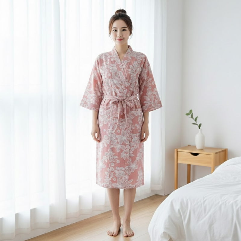 Kimono japonais pyjama femme