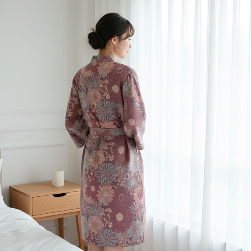 Kimono japonais pyjama femme