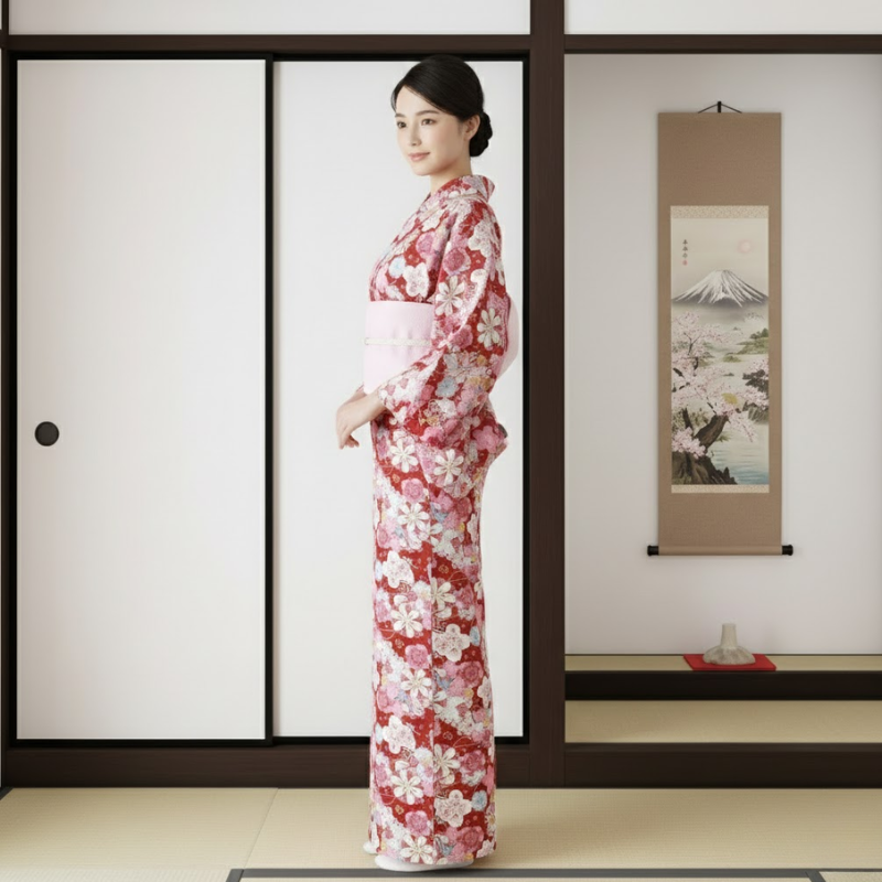 Yukata femme sakura