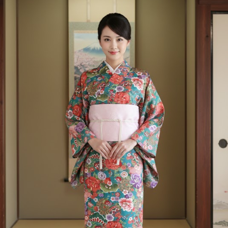 Yukata femme sakura