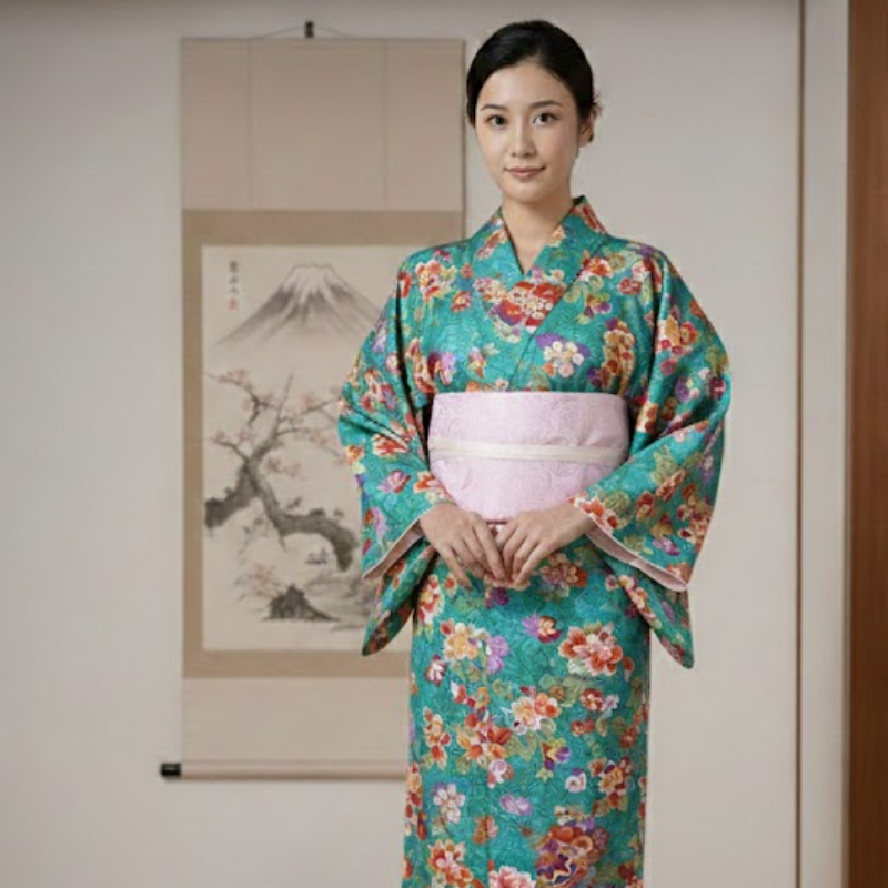 Yukata femme sakura
