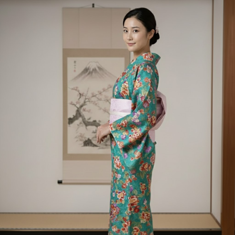 Yukata femme sakura