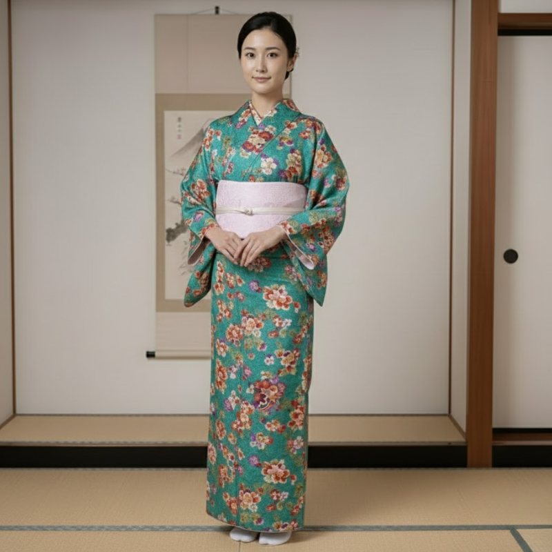 Yukata femme sakura