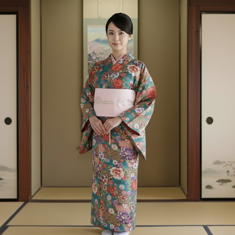 Yukata femme sakura