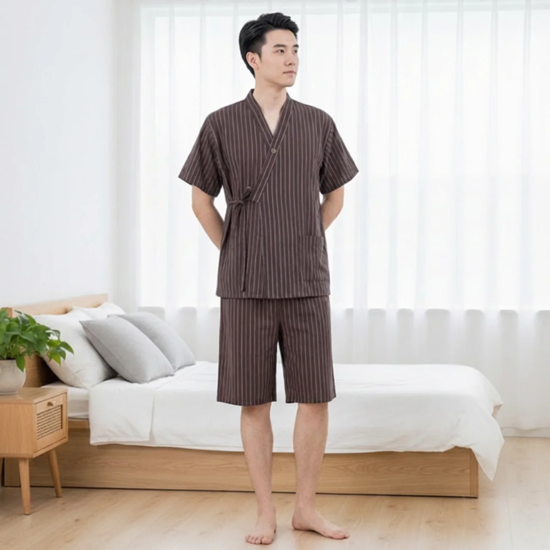 Jinbei homme marron
