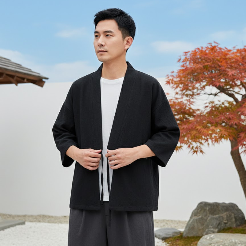 Haori homme japonais