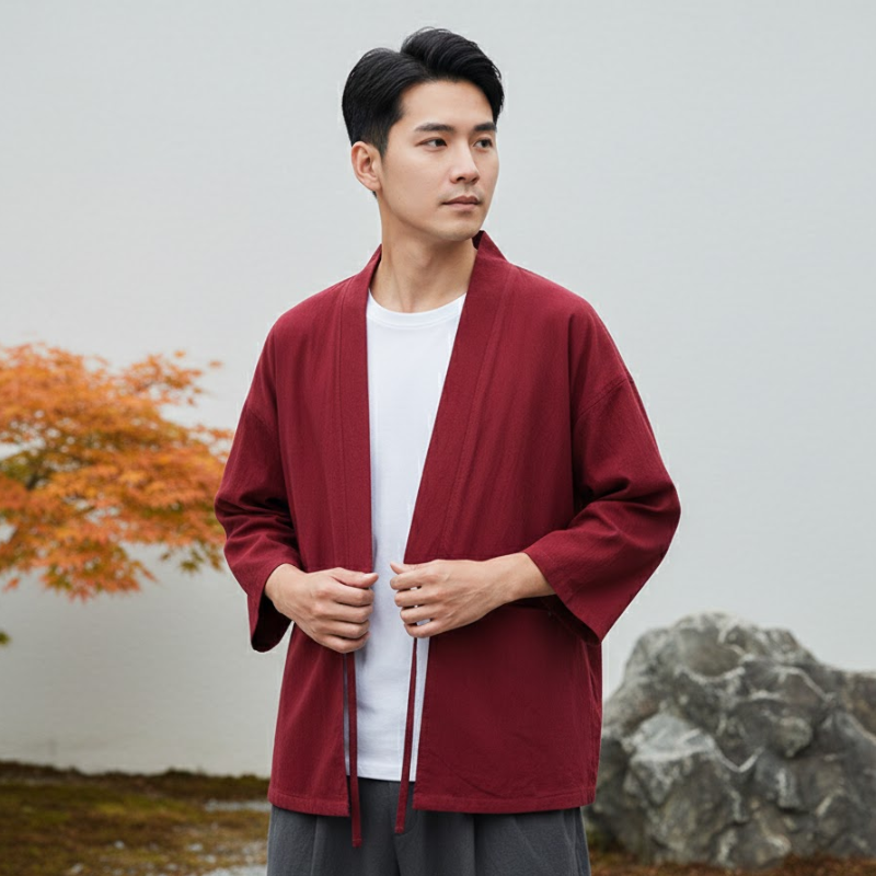Haori homme japonais