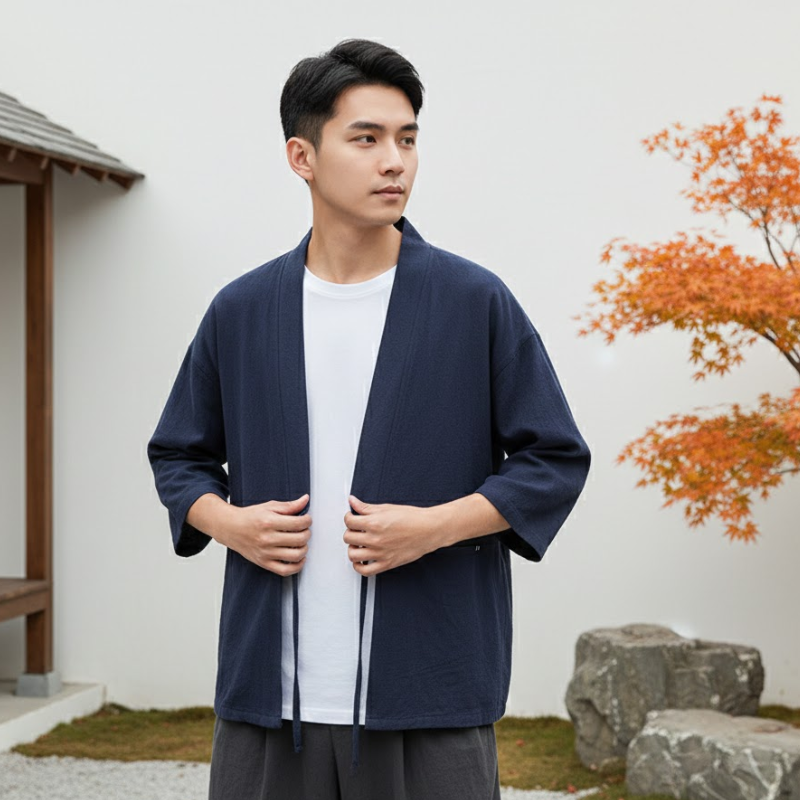 Haori homme japonais