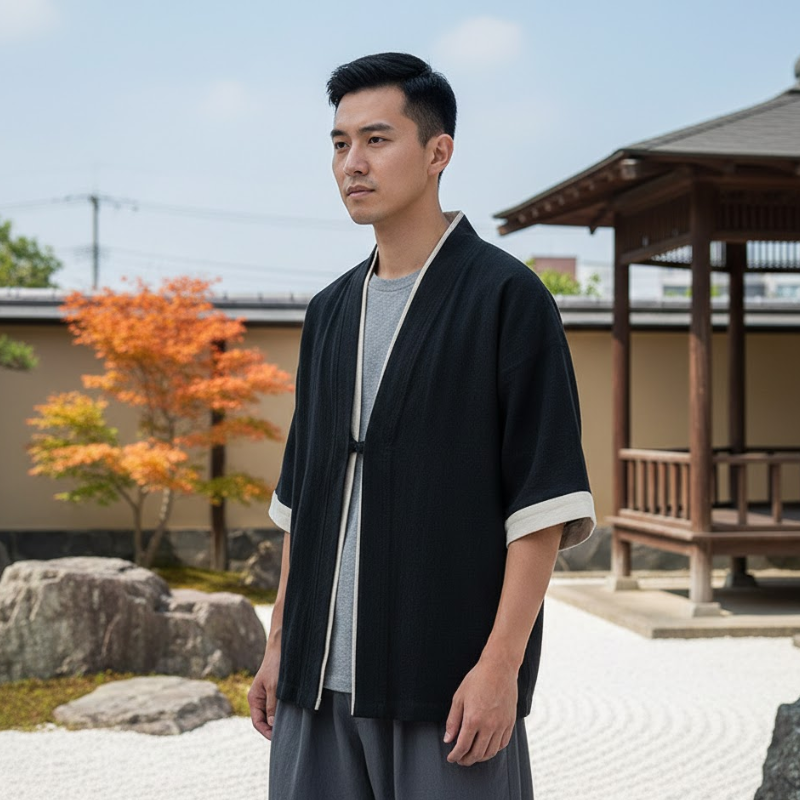 Chemise japonaise homme