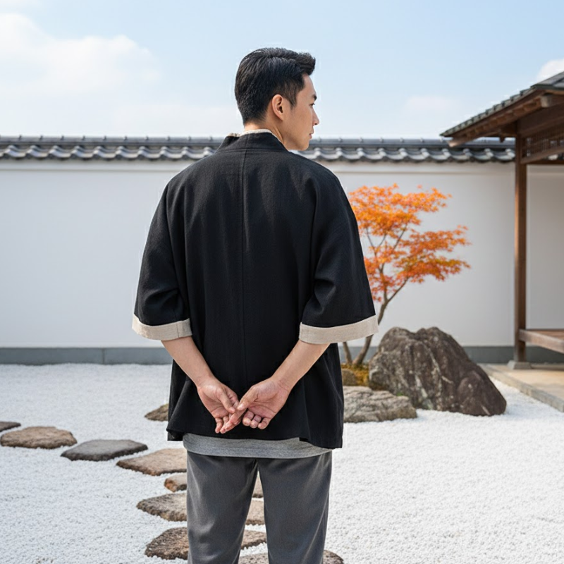 Chemise japonaise homme