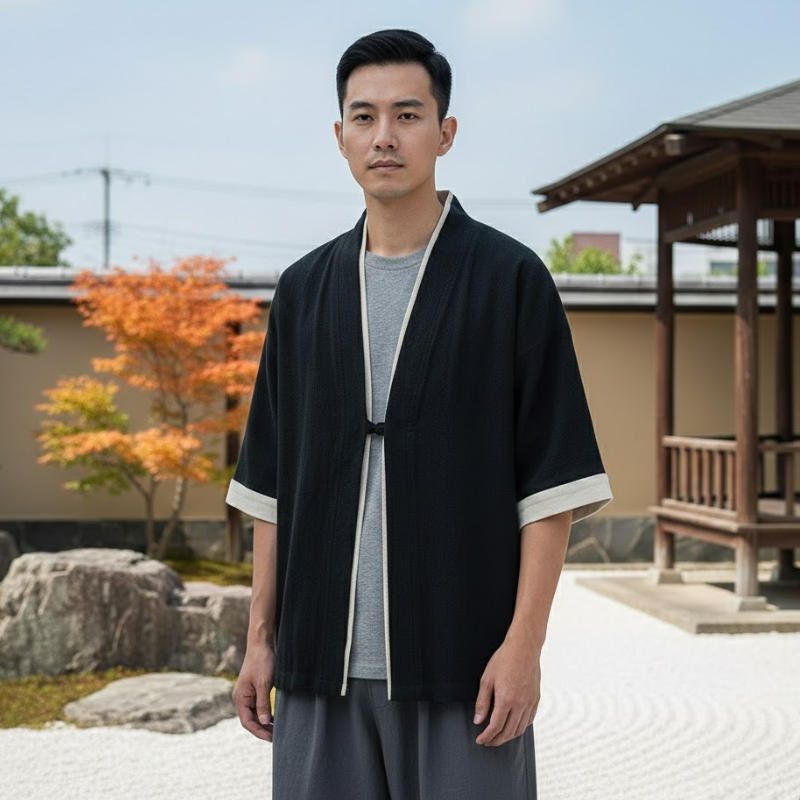 Chemise japonaise homme