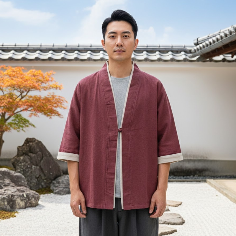 Chemise japonaise homme