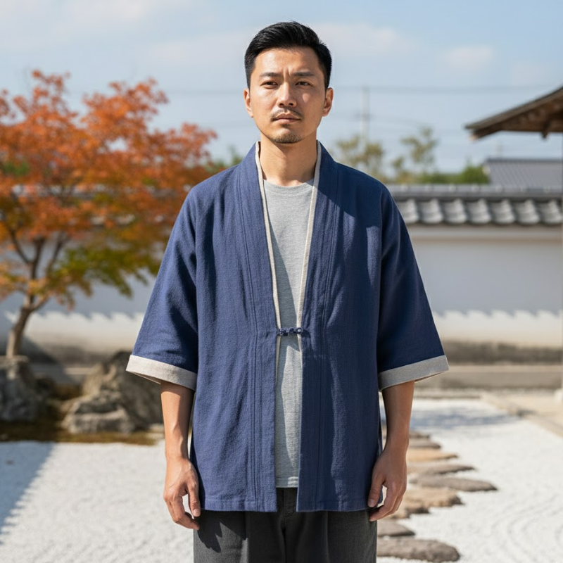 Chemise japonaise homme